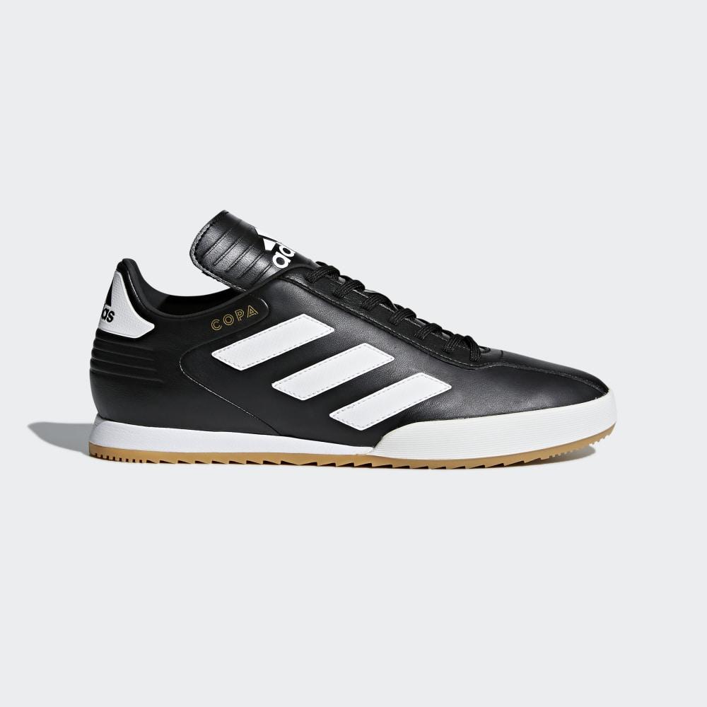 Adidasi Fotbal Adidas Copa Super Barbati Romania - Negrii/Albi/Aurii Metal DB1881